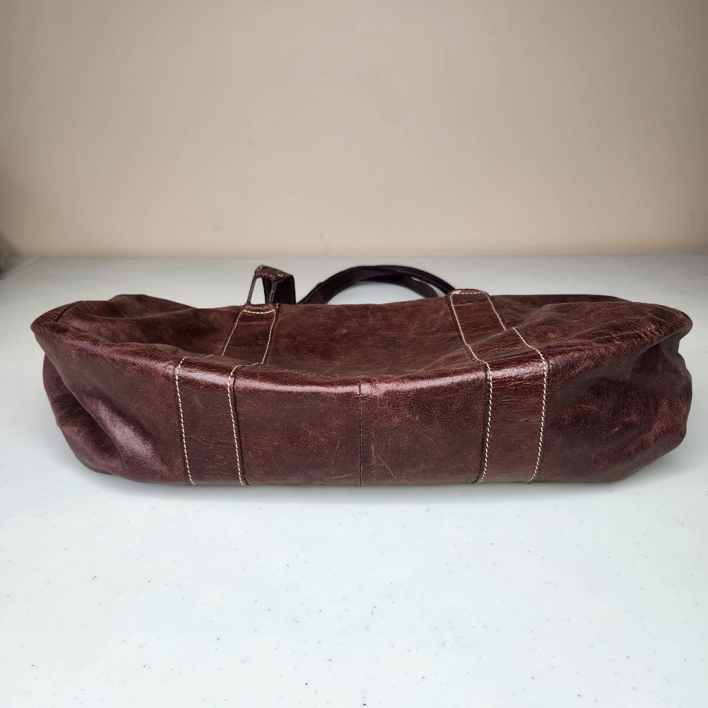 Vintage Roots Mini Leather Duffle Bag/Shoulder Bag - Picture 4 of 6